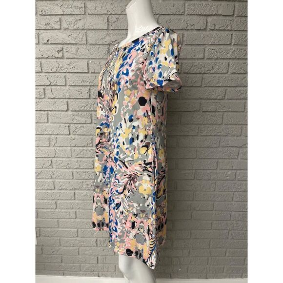 For G and PL Multi-Color Jersey T-Shirt Dress with Pockets Size S - Picture 3 of 9